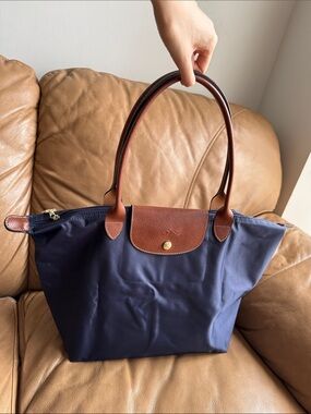 Longchamp Le Pliage Large Tote Bag Navy